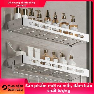 JUNHUIDA | Giá Để Vật Phẩm Phòng Tắm Inox Treo Tường Có Thể Giặt Rửa