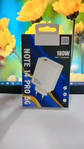 Batok Adaptor Charger 180W For RDM NOTE 14 PRO 5G Adapter Kepala Casan Hp Universal Support Fast Charging