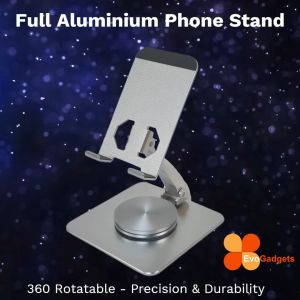 EvoGadgets | EvoPhoneStand – 360-Degree Rotatable Ergonomic  Aluminum Phone Stand or Holder