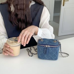 MOONLIT ~FIORE denim sling bag | tas wanita| tas import| korean bag|tas selempang wanita