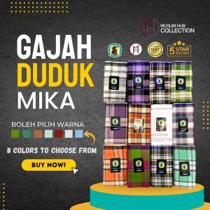 Kain Pelikat Gajah Duduk Mika (Original Box)
