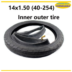 40-254 14 X 1.5 Tires Suitable for Motorcycle Folding Bicycles and Childrens Bicycle Wheels X 1.5 Inches Outer Tire