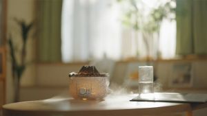 Lava Volcano Humidifier With Diffuser Humidifier Essential Oil Diffuser (Excluding essential oils)