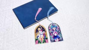 Bandai | Dấu Trang Acrylic Sailor Moon - Thiết Kế Cô Gái Phép Thuật Usagi Tsukino Dành Cho Đọc Manga Ghi Chép & Học Tập Quà Tặng Sinh Nhật