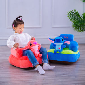 Baby Training Seat Cushion Cartoon Baby Learning Seat Sofa Anti-Fall Device 6 Months Newborn Anti-Tip Backrest Child Furniture
