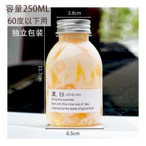 Disposable Yogurt Cup with Lid Takeaway Drink Fat Bottle Sealed Plastic Storage Jar Chinese Style Kitchen Cooking Utensils