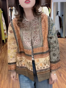 UYFY | Elegant Loose Sleeveless Womens Jacket Ethnic Style Fashionable Top Commute Style Summer Collection 2025