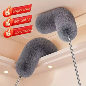 1pc Electrostatic Dusters Retractable Dust Removal Brush Dusting Brush Reusable Washable Furniture Dust Duster for Fan Desk