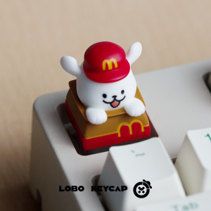 Maltese Peripheral Light-Transmitting Personalized Cute Custom Accessories Mechanical Keyboard Esc Resin Material Keycap Gifts