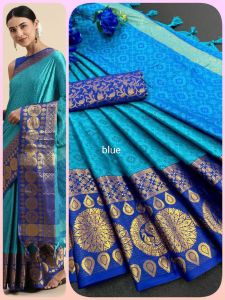 Rai [Lady] Pure Mercerised-1 Cotton Silk Saree (ready stock)
