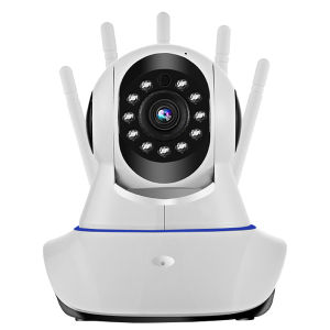 ( มีสินค้า พร้อมส่ง ) HTD IP Camera กล้องวงจรปิด 5 เสา เชื่อมต่อ WiFi บ้าน 2.4GHz ใช้งานง่าย ดูผ่านมือถือ 5G หมุนหันกล้องได้ สนทนาโต้ตอบได้ กล้องวงจรปิด HTD