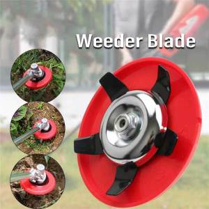 Dual-Use Weeder Plate Blades Weeder Lawn Mower Blades For Grass Eater Lawn Mower