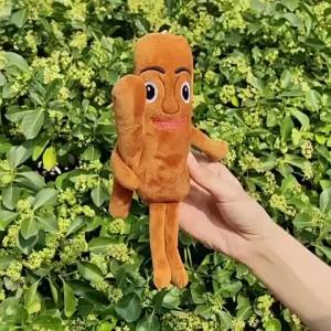 Tung Sahur Plush Toy Keychains Kawaii Shark Stuffed Plushies Cute Animes Italian Brainrot Cute Doll Pendant Shark Figurine
