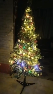 [Free gift 197pcs]Christmas Tree 4FT/5FT/6FT/7FT Christmas Tree Full Set Christmas Tree para sa bahay 2025 Pinecone White Tips Snow Effect X-mas Decoration With Metal Stand