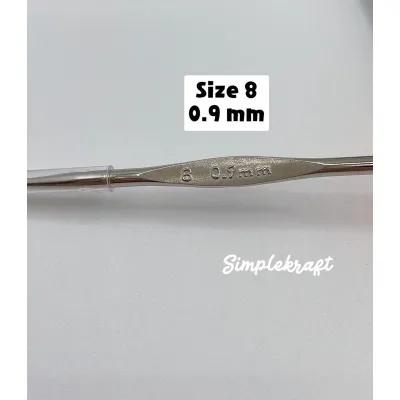 Tulip Single Ended Crochet Hook Jarum Kait Tulip 🌷 Size 0-12 READY STOCK 🔥🔥*