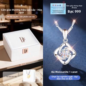 East Beauty | Dây Chuyền Bạc 999 Moissanite