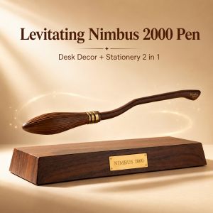 Bandai | Haries Penggemar Nimbus 2000 Floating Broom Pen Magnetic Levitating Ballpoint Pen Desk Toy Gift