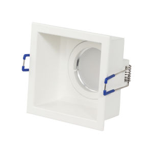 Square Round Recessed Spotlight Mounting Frame MR16 GU10 Downlight Ceiling Lighting Fixture for Home Black White Spot Light