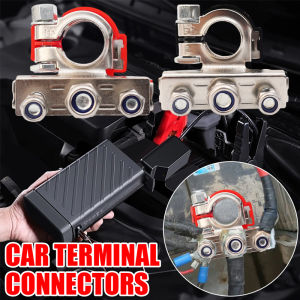 2PCS Car Top Post Battery Terminal 12V 24V Cable Clamp Terminal Connectors for Auto Caravan Boat Motorcycle Car