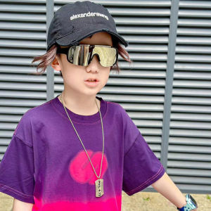 Trendy Cool Kids Sports Oversized Sunglasses Uv400 Protection & Eye Protection For Cycling & Running 551