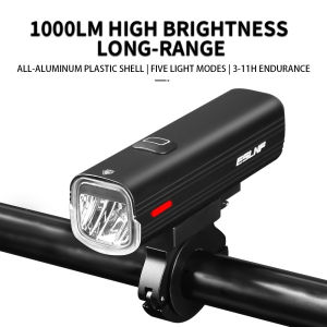 ESLNF Đèn Xe Đạp 1000lumen IPX6 không thấm nước Đèn Trước Xe Đạp cổ điển ánh sáng cửa hàng của nhà máy rechargerable Đèn pin 4800mAh