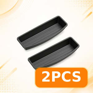 Yitong Under Seat Car Storage Tray Black Plastic Organizer Long Deep Slip Resistant Holder for Umbrella Tissue Water Cables
