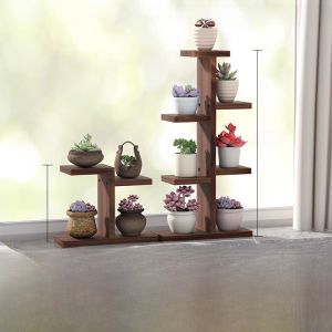 Real Wood Plant Stand Multi-layered Indoor Living Room Desktop Small Flower Rack Balcony Pot Stand Decoration for Succulents