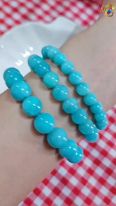 Premium Grade Natural Pastel Amazonite Bracelet