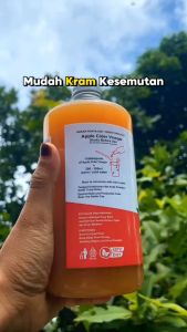 Paket Hemat Apple Cider Vinegar | Cuka Apel Premium 500 & Sari Lemon 500 ml - Cuka Apel Premium Organic Original BPOM dan Halal