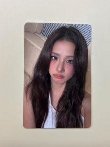 Thẻ Ký Tặng Jisoo Purple Edition Solo2 Special Card KT Show Thẻ Nhỏ 3 Inch Blackpink Double-sided Laminated Paper