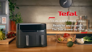 Tefal Dual Easy Fry & Grill Air Fryer 8.3L - EY905B