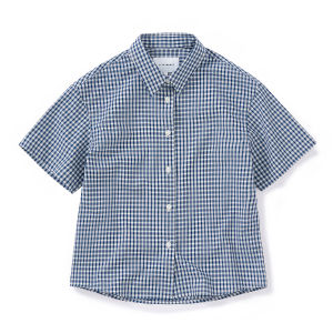 714street | Slim Fit Plaid Cotton Long Sleeve Shirt