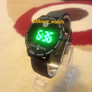 PromoJam Tangan LED digital bulat permata wanita kekinian