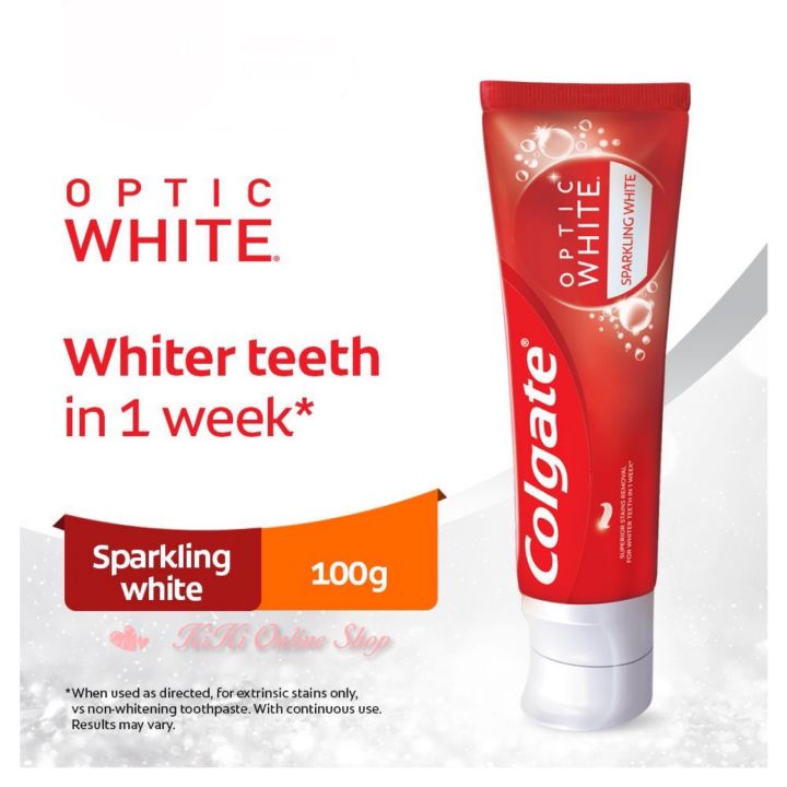 Colgate Optic White Sparkling White Whitening Toothpaste 100g | Lazada