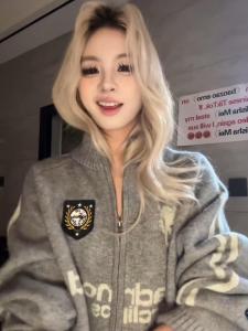 Áo Len Cardigan Dệt Kim Cổ Cao Có Khóa Kéo Phong Cách Mỹ Thường Ngày Cho Nữ Mùa Đông 2024 Áo Khoác Ngoài Thường Ngày