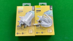 Pavereal W110 2 USB Port 2.4A / UK Plug With Cable