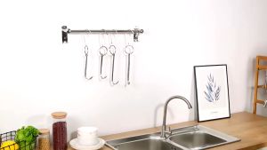 Gantungan Daging Stainless Ayam Bebek Double Hook 5pcsStainlees Steel Perlengkapan Panggang BBQ
