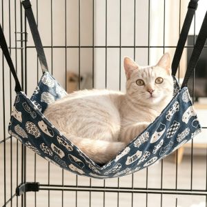 PawPulse【Local Stock】Breathable Cat Canvas Hammock Double-Sided Pet Cats Dogs Beds Cat Rest Sleep Supplies
