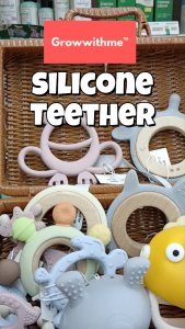 GrowWithMe Silicone Teether Baby Teething Soother Toy
