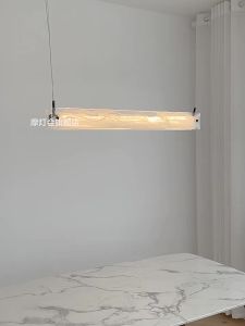 FANCY LAMP CLUB | Restaurant Linear Cloud Glass Pendant Light Creative Bar