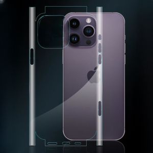 Back Hydrogel Film For iPhone 16 Pro Max 16 Plus 15 Pro Max 15 Plus 14 Pro Max 13 12 Mini Full Coverage Screen Protector HD Clear Matte Protective Film For iPhone 15 Pro Max Not Glass