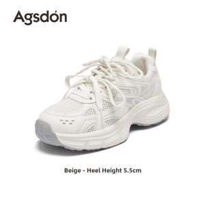 Agsdon | Breathable Lightweight Thick-sole Womens Shoes