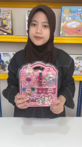 [KST] Mainan Rias Anak Makeup Nail Art Kado Ulang Tahun Perempuan Kreatif Imajinasi Aman 25cm