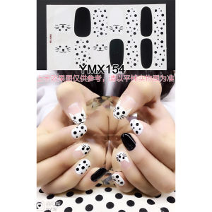 Sporty Girl Internet Famous Nail Art Stickers Waterproof 3D Nail Decals Full Cover Easy Apply No Residue Long Lasting