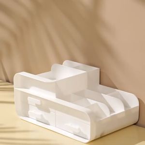 Borong Large Capacity Drawer Make Up Organizer Bathroom Makeup Storage Box Women Skin Care Table Cosmetic Lipstick