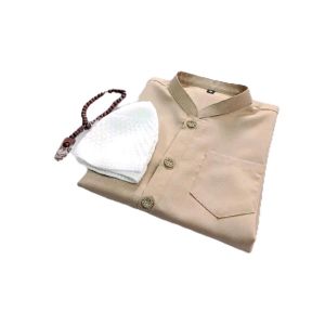 baju koko jubah gamis bayi laki-laki usia 0-4 tahun new born gratis peci dan tasbih