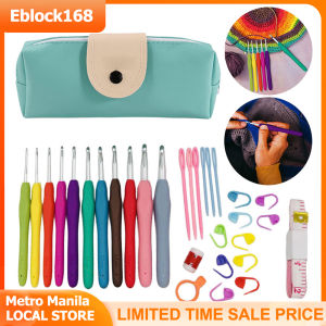 Home+Hound 36pcs set Crochet Hook Set Yarn Knitting Needles Sewing Tools Full Set DIY Crochet Craft Tools