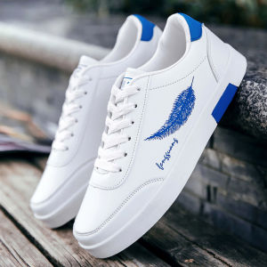 Fashionable Waterproof Soft Bottom Korean Style Mens Casual Shoes Spring Summer Trendy White Sneakers Student Sports Shoes Skateboard Shoes