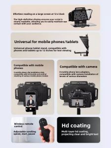 SUBEN | Portable Live Streaming Teleprompter for Smartphones and Cameras
