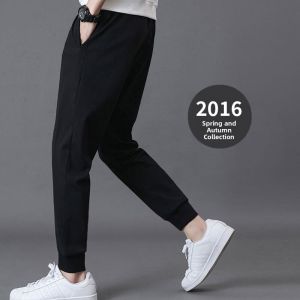 Insulated Warm Winter Tapered Sweatpants Mens Trousers